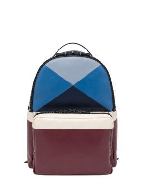 Valentino Patchwork Leather Backpack