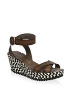 Pedro Garcia Fady Wedge Leather Sandals