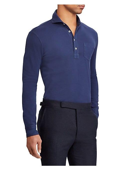 Ralph Lauren Purple Label Long Sleeve Polo Shirt