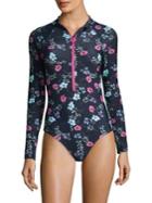 Shoshanna One-piece Floral Swimsuit