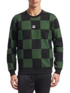 G-star Raw Checkerboard-print Sweatshirt