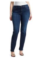 Marina Rinaldi, Plus Size Dark Navy Side Stripe Stretch Jeans