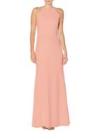 Laundry By Shelli Segal Ruffle-back Floor-length Gown