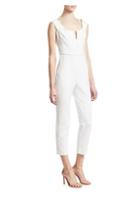Cushnie Et Ochs Off-the-shoulder Fitted Jumpsuit