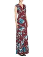 Roberto Cavalli Floral-print Gown