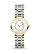 Movado 1881 Automatic Diamond, Mother-of-pearl & Two-tone Stainless Steel Bracelet Watch