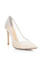 Gianvito Rossi Crystal Point-toe Pumps