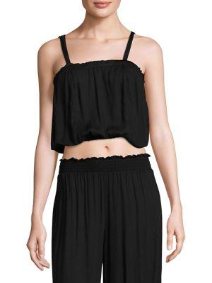 Coolchange Draped Cropped Top