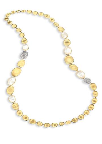 Marco Bicego Lunaria Diamond Strand Necklace/39