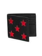 Saint Laurent Star Lambskin Leather Bifold Wallet