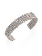 Alexis Bittar Crystal Lace Cuff Bracelet