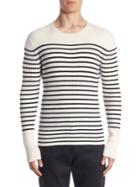 Vince Slim-fit Bretton Striped Cashmere Sweater