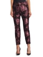 Saks Fifth Avenue Collection Brocade Crop Trousers