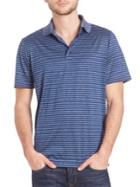 Saks Fifth Avenue Collection Melange Striped Polo