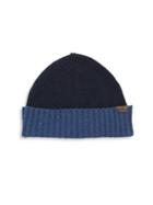 Hickey Freeman Two-toned Cashmere Beanie
