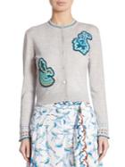 Peter Pilotto Wool Button Front Cardigan