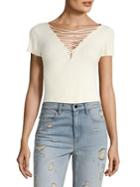 T By Alexander Wang T By Cotton Cashmere Cropped Top