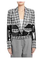 Balmain Vinyl Tweed Blazer