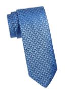 Charvet Silk Geometric Pattern Tie