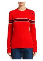 Proenza Schouler Pswl Merino Wool & Cashmere Stripe Sweater