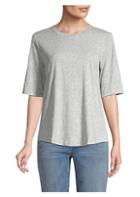 Eileen Fisher System Slubbed Cotton Tee