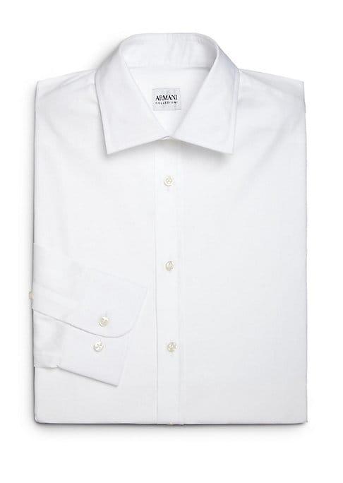 Armani Collezioni Classic Cotton Button-down Shirt