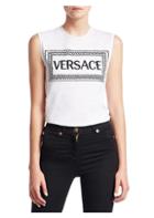 Versace Sleeveless New Logo Cotton Tee