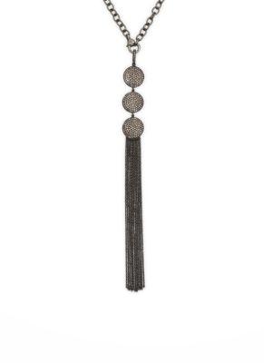 Nina Gilin Diamond Tassel Necklace