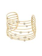 Michael Kors Modern Brilliance Crystal Open Cuff Bracelet