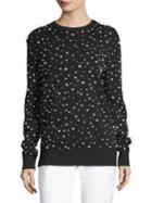 Michael Kors Collection Embroidered Cashmere Sweater