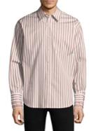 Solid Homme Striped Collared Shirt