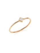 Zoe Chicco Diamond & 14k Yellow Gold Solitaire Ring