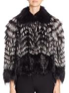 Burberry Denistone Fox Fur Jacket