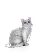 Judith Leiber Couture Marie Crystal Cat Clutch