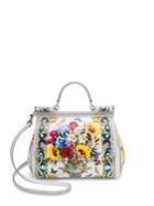 Dolce & Gabbana Sicily Printed Leather Top Handle Satchel