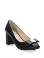 Cole Haan Tali Bow Leather Pumps