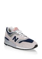 New Balance Logo Suede Low-top Sneakers