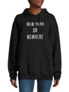 Knowlita New York Or Nowhere Hooded Sweatshirt