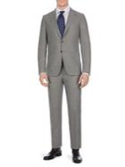 Isaia Double Cortina Patch Solid Suit