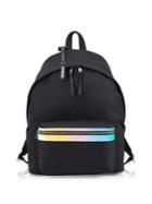 Saint Laurent Color Stripe Canvas Backpack