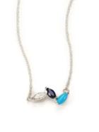 Jennifer Zeuner Jewelry Sterling Silver Crystal Necklace