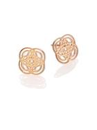 Ginette Ny Purity Gold 18k Rose Gold Stud Earrings