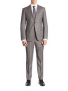 Armani Collezioni M Line Pinstripe Wool Suit