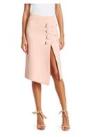 Jonathan Simkhai Lace-up Jacquard Skirt