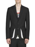 Givenchy Double Button Wool Blend Blazer