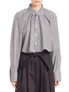 Tome Striped Cotton Long Sleeve Shirt