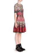 Alexander Mcqueen Floral Fit-and-flare Dress
