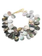 Nest Grey Mother-of-pearl Statement Necklace