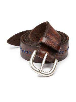 Orciani Studded Leather Belt