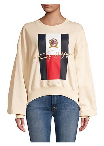 Tommy Hilfiger Collection Oversized Sleeve College Sweater